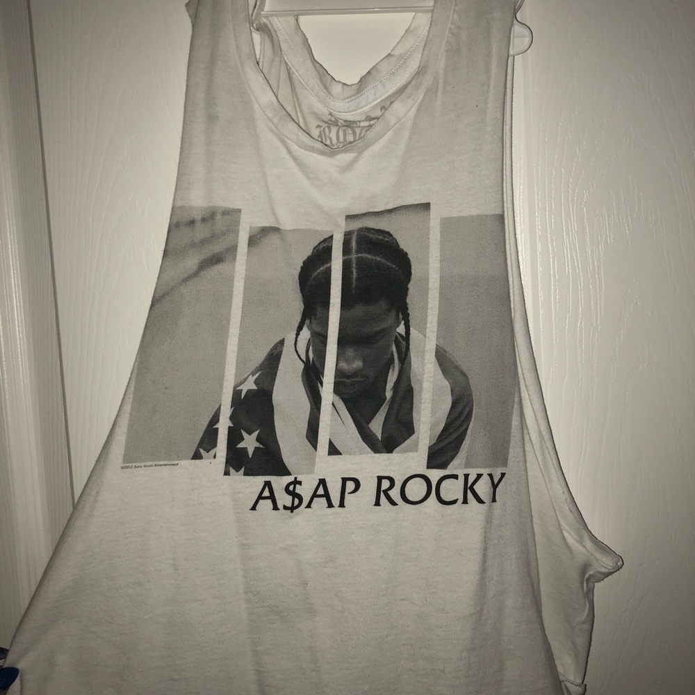 ASAP Rocky Cut and Cropped Muscle Tank